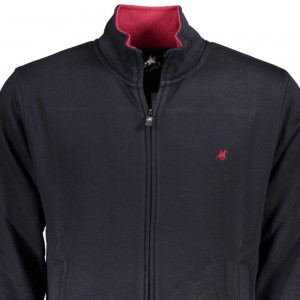 U.S. GRAND POLO Ανδρική Ζακέτα Φούτερ Με Φερμουάρ USF178 Navy