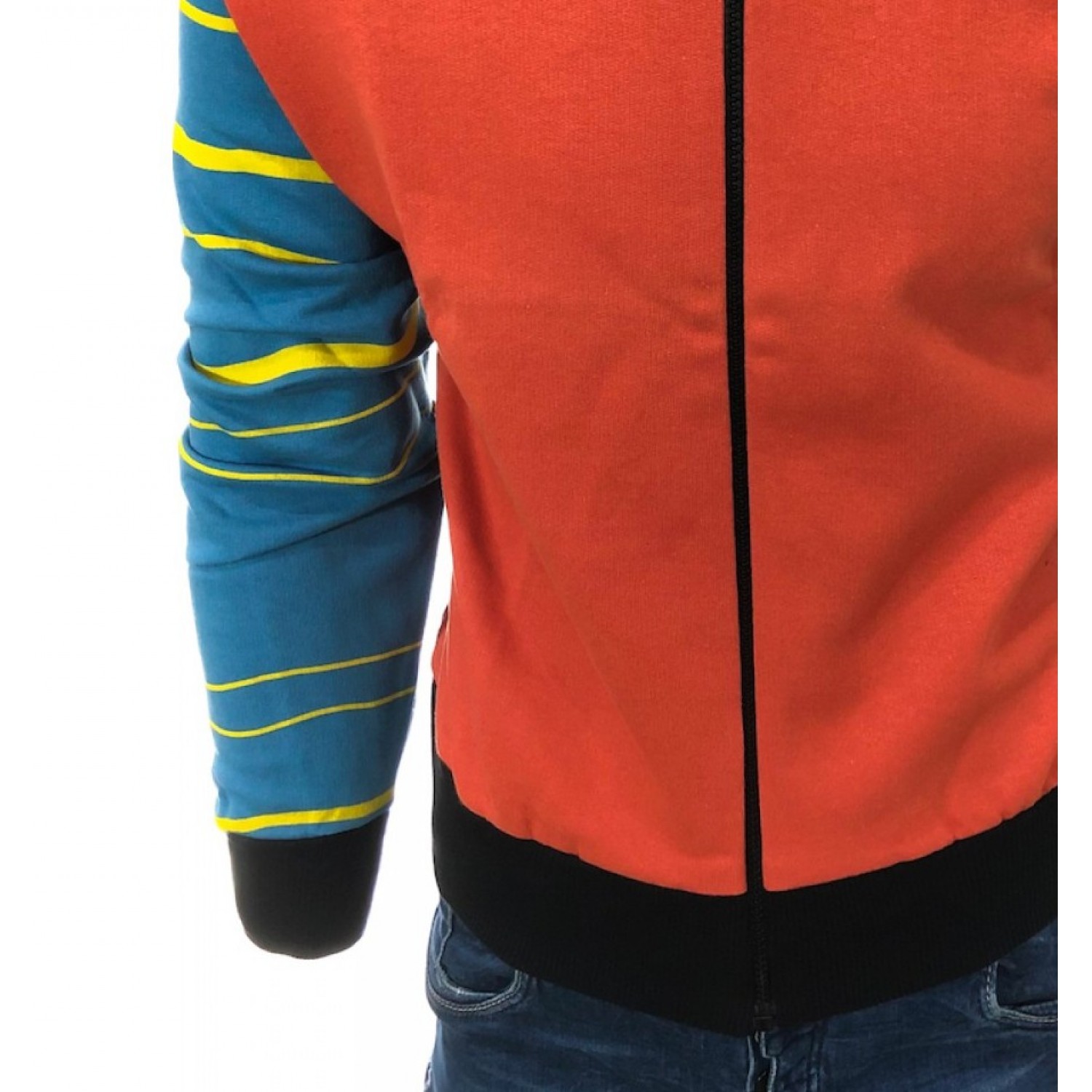 LIFE STYLE BUTIKEN Ανδρική Ζακετα LS6559 πορτοκαλί 