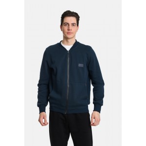Paco&co 2431102 Navy Ανδρική Ανοιξιάτικη Ζακέτα Με Φερμουάρ Άνετη Εφαρμογή