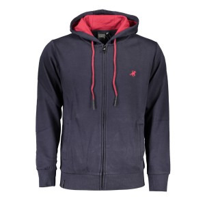 U.S. GRAND POLO USF179 Μπλε Ανδρική Ζακέτα Φούτερ Με Φερμουάρ 