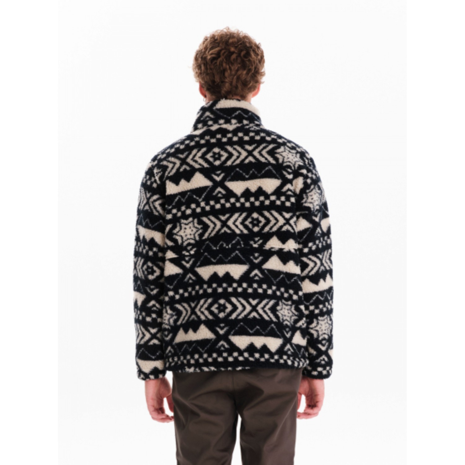 Emerson Ανδρικό Fleece Sherpa Με Φερμουάρ 242.EM290.106 PR461 ECRU