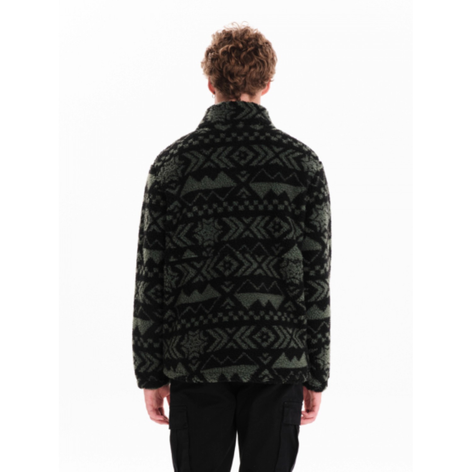 Emerson Ανδρικό Fleece Sherpa Με Φερμουάρ  242.EM290.106 PR461 OLIVE