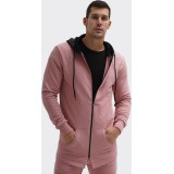 Ανδρική ζακέτα ATTITUDE 83022 ΡΟΖ 1