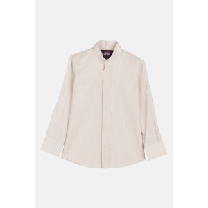 Life Style Butiken Αγορίστικο παιδικό πουκάμισο Μαο LS12544514 Μπεζ