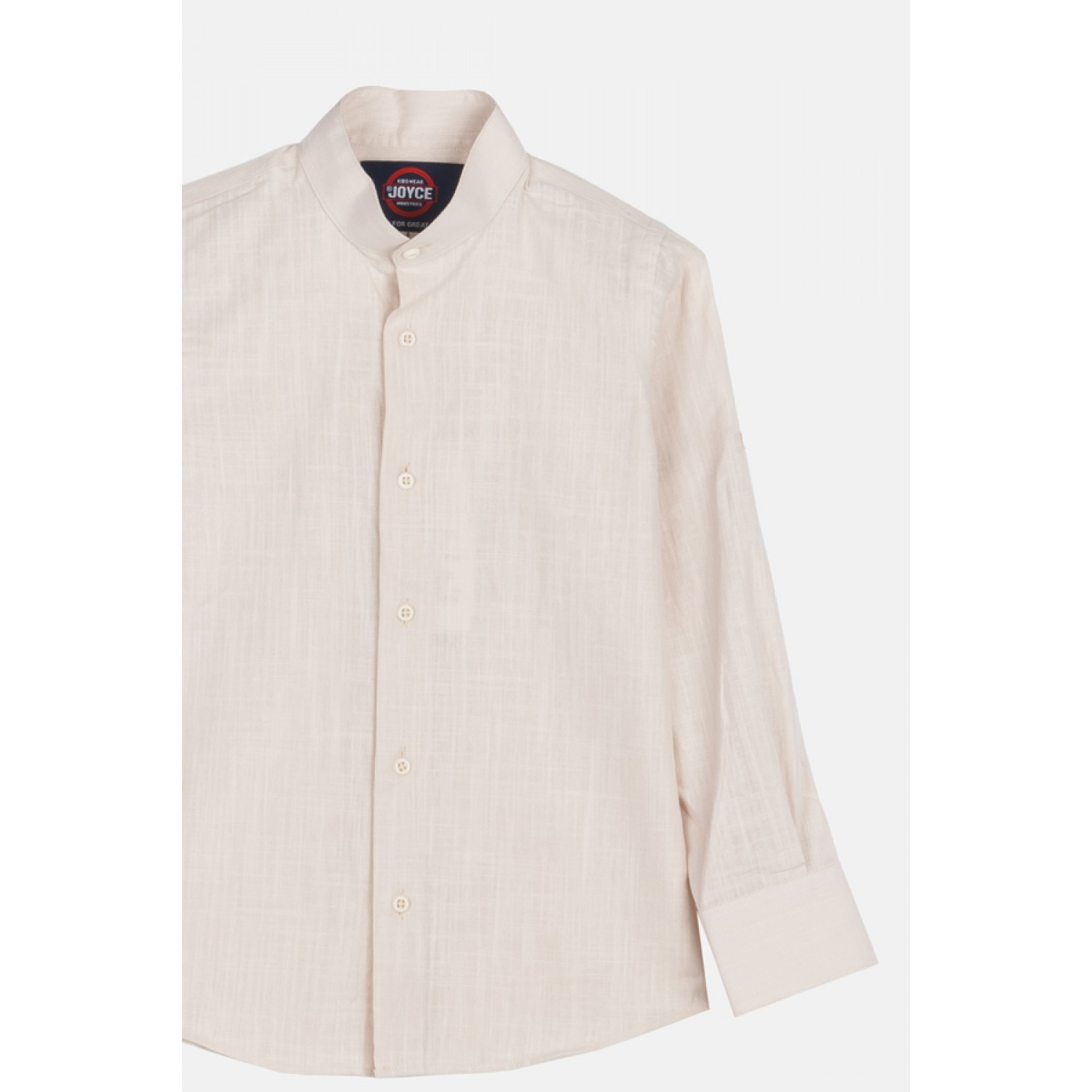 Life Style Butiken Αγορίστικο παιδικό πουκάμισο Μαο LS12544514 Μπεζ