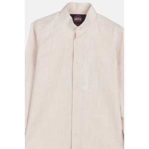 Life Style Butiken Αγορίστικο παιδικό πουκάμισο Μαο LS12544514 Μπεζ