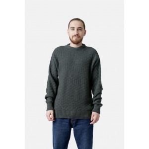 Life Style Butiken Ανδρικό Πουλόβερ Με Στρογγυλή Λαιμόκοψη LS12598012 Πράσινο