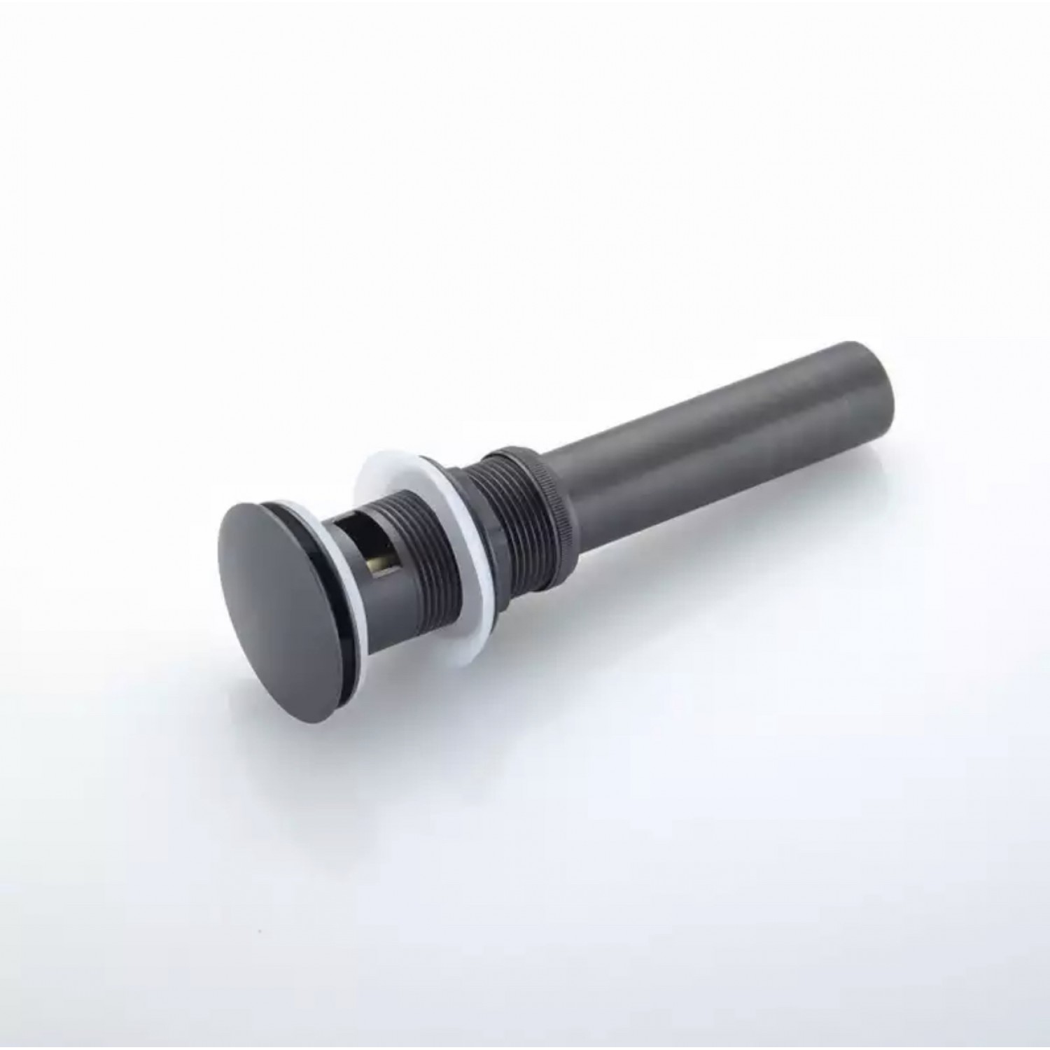 Αυτόματη βαλβίδα νιπτήρα κλικ κλακ ορειχάλκινη με υπερχείλιση BR714 Μαύρο