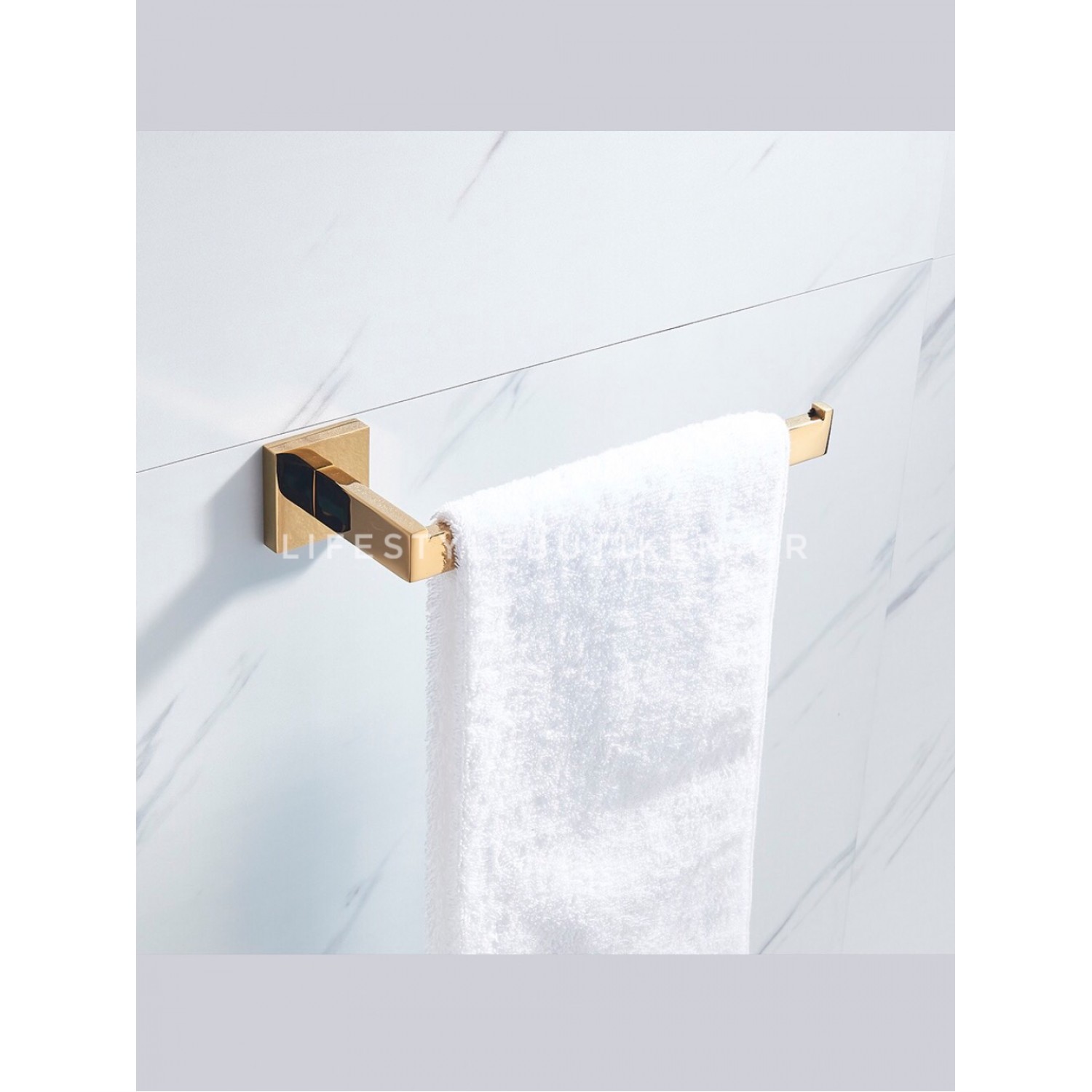 NARON Σετ πετσετοκρεμάστρες μπάνιου ανοξείδωτο ατσάλι 4τμχ NR-6040 POLISHED GOLD