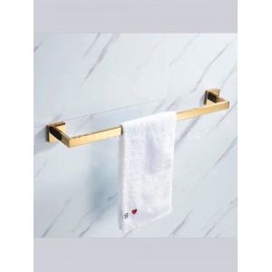 NARON Σετ πετσετοκρεμάστρες μπάνιου ανοξείδωτο ατσάλι 4τμχ NR-6040 POLISHED GOLD