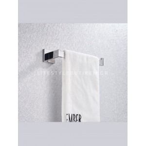 NARON Σετ πετσετοκρεμάστρες μπάνιου ανοξείδωτο ατσάλι 4τμχ NR-6040 CHROME