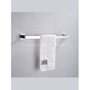 NARON Σετ πετσετοκρεμάστρες μπάνιου ανοξείδωτο ατσάλι 4τμχ NR-6040 CHROME