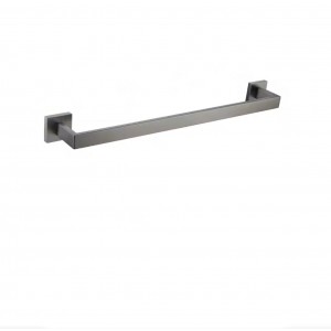 NARON Σετ πετσετοκρεμάστρες μπάνιου ανοξείδωτο ατσάλι 4τμχ NR-6040 GUN GREY