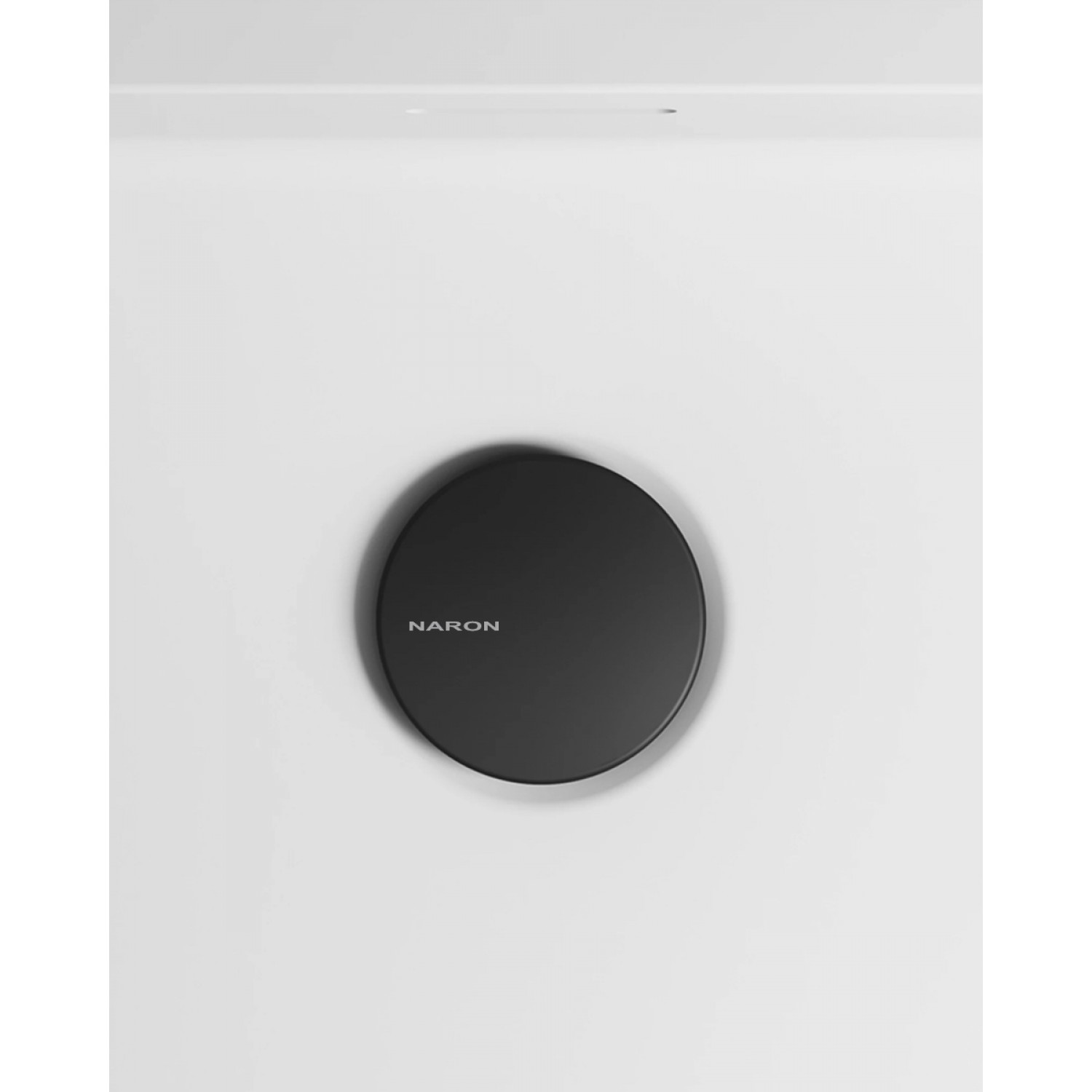 NARON Αυτόματη βαλβίδα νιπτήρα κλικ κλακ ορειχάλκινη χωρίς υπερχείλιση NR809010 Black Mat