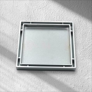 NARON Τετράγωνο σιφώνι μπάνιου 15εκ X 15εκ NR2010 CHROME