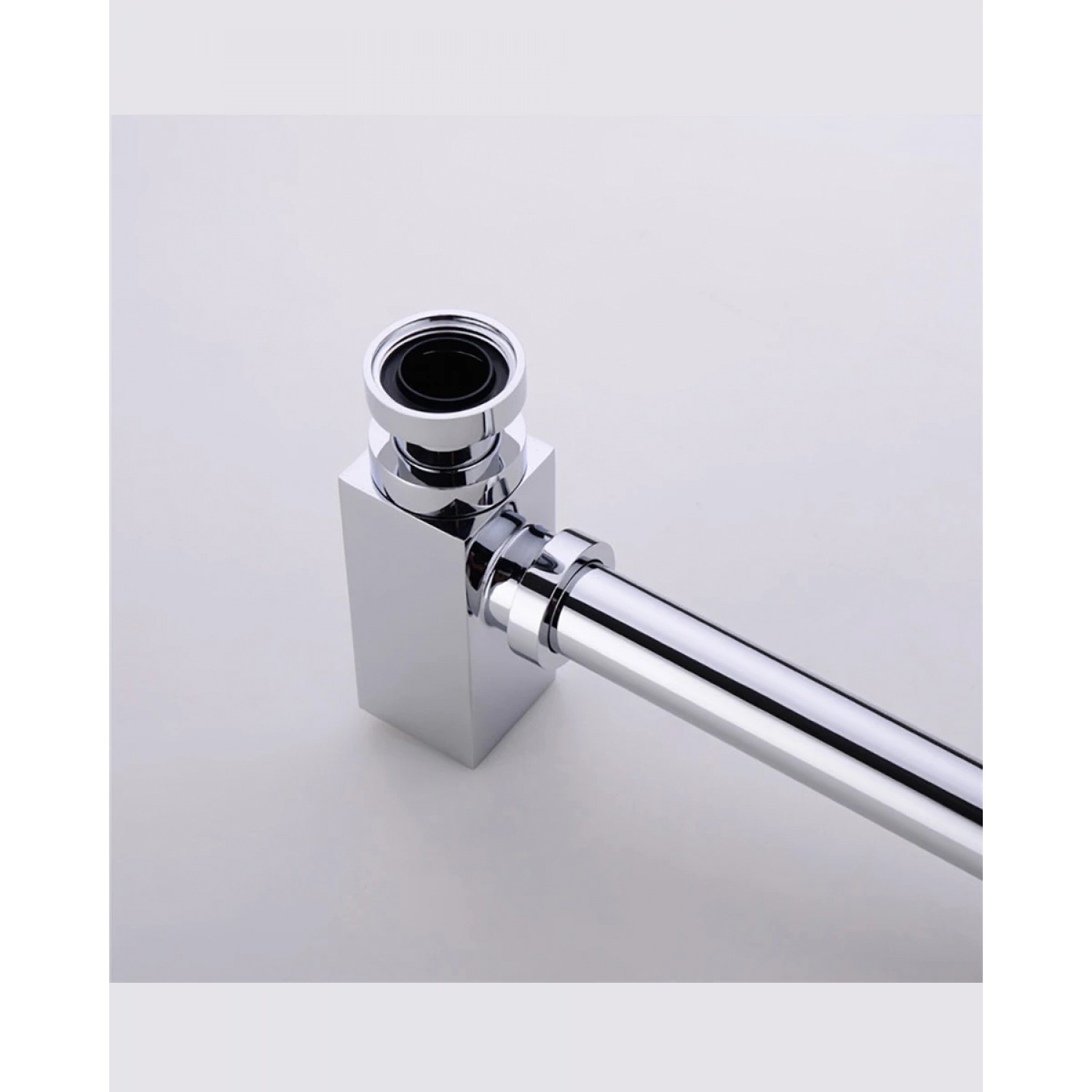 Naron Μεταλλικό Σιφώνι  Νιπτήρα Τετράγωνο NR809011 CHROME