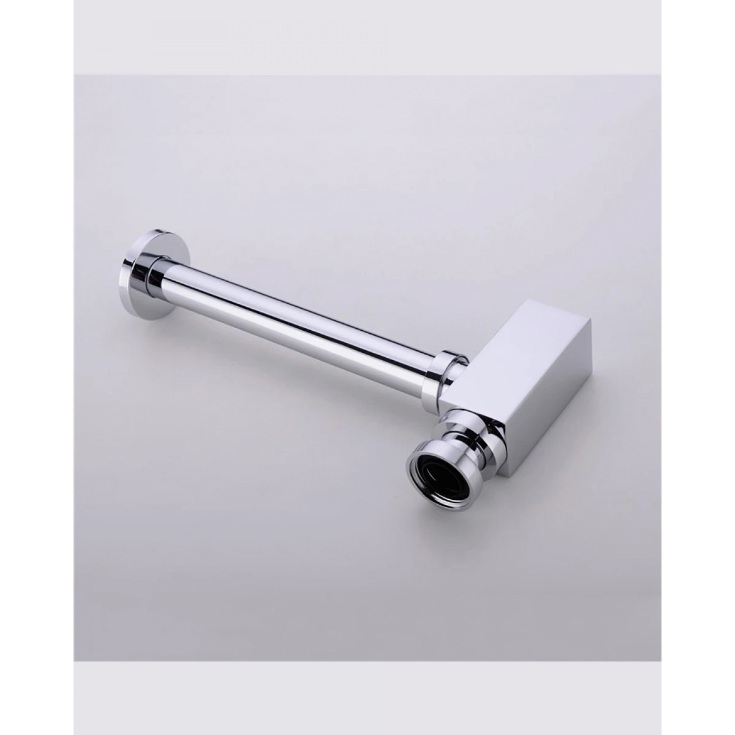 Naron Μεταλλικό Σιφώνι  Νιπτήρα Τετράγωνο NR809011 CHROME