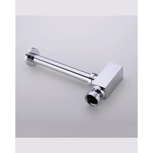 Naron Μεταλλικό Σιφώνι  Νιπτήρα Τετράγωνο NR809011 CHROME