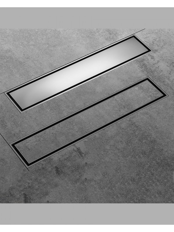 Naron FloorDrain stainless steel 60cm NR3004 GUN METAL