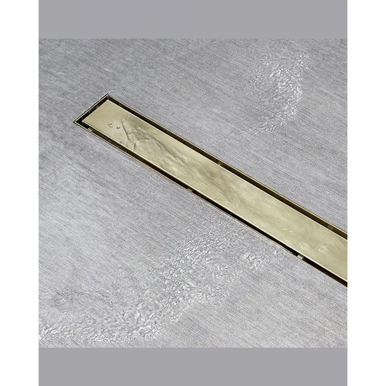 Naron FloorDrain stainless steel 60cm NR3005 Brushed Gold