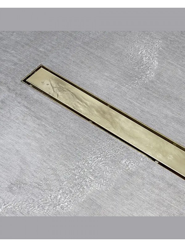 Naron FloorDrain stainless steel 60cm NR3005 Brushed Gold