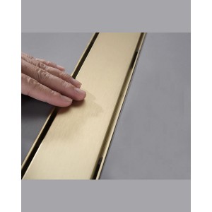 Naron FloorDrain stainless steel 60cm NR3005 Brushed Gold
