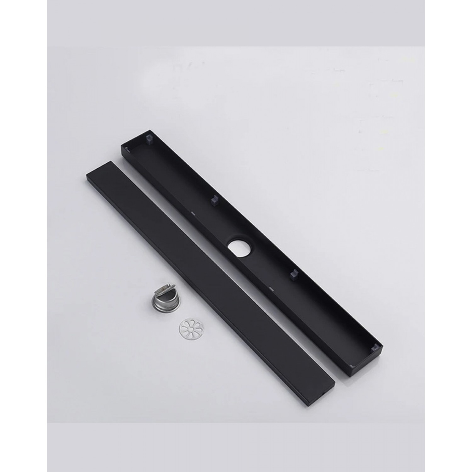 Naron FloorDrain stainless steel 60cm NR3002 Black Mat