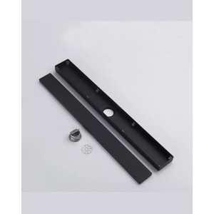 Naron FloorDrain stainless steel 60cm NR3002 Black Mat