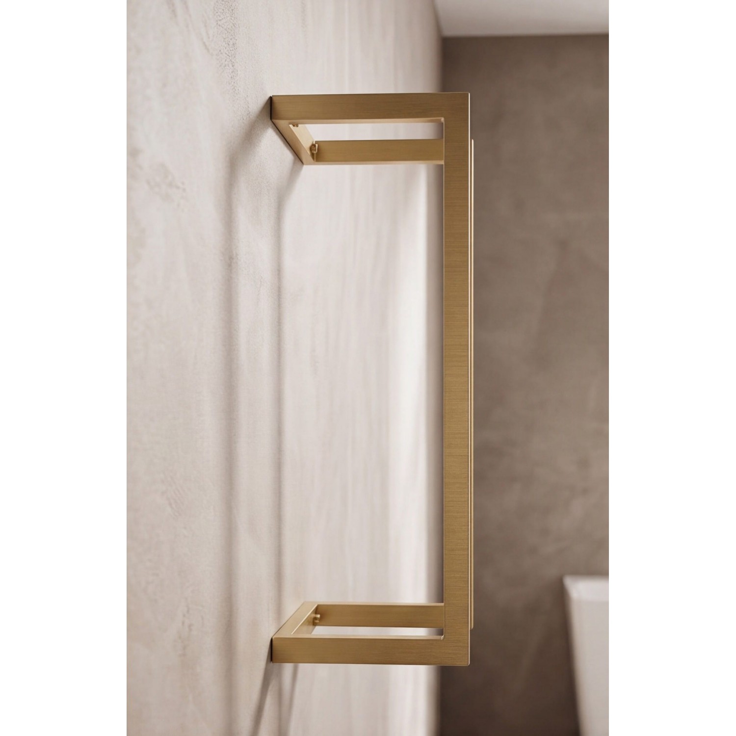 NARON Μεταλλική Πετσετοκρεμάστρα τοίχου NR6145 BRUSHED GOLD Σπίτι-Κήπος