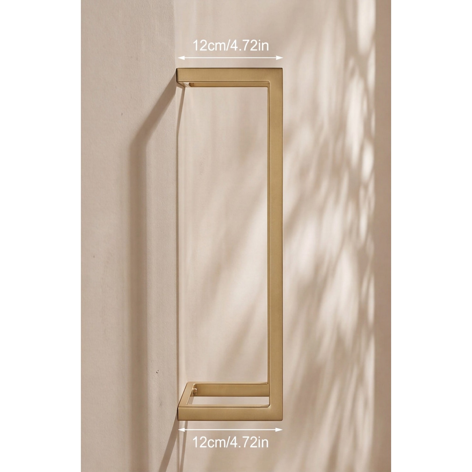 NARON Μεταλλική Πετσετοκρεμάστρα τοίχου NR6145 BRUSHED GOLD Σπίτι-Κήπος