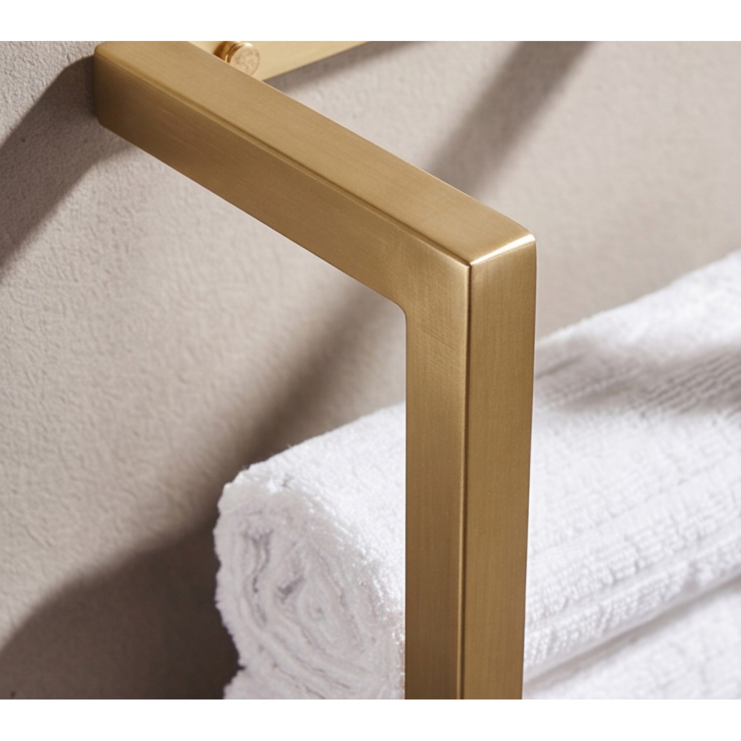 NARON Μεταλλική Πετσετοκρεμάστρα τοίχου NR6145 BRUSHED GOLD Σπίτι-Κήπος
