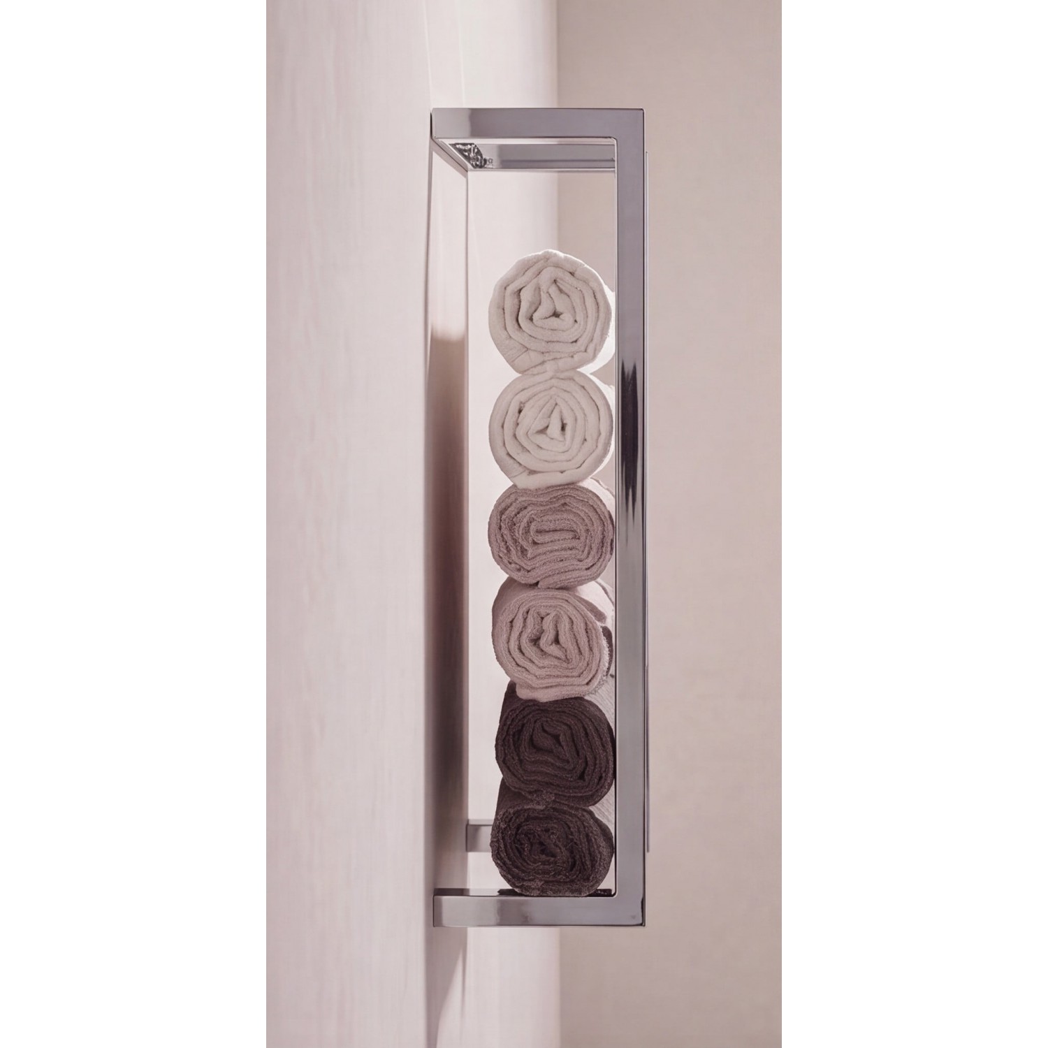 NARON Μεταλλική Πετσετοκρεμάστρα τοίχου NR6145 Chrome Σπίτι-Κήπος