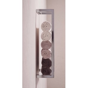 NARON Μεταλλική Πετσετοκρεμάστρα τοίχου NR6145 Chrome Σπίτι-Κήπος