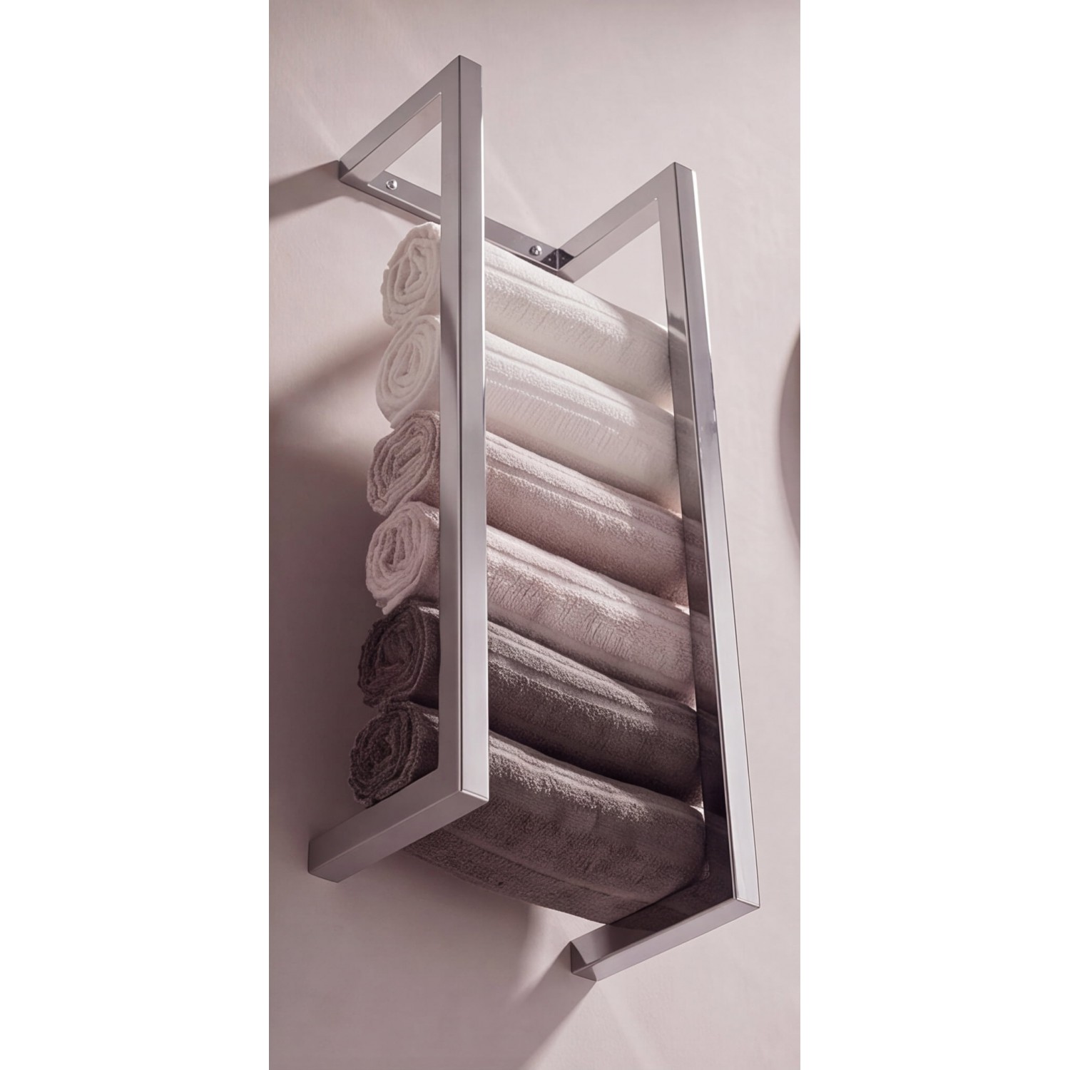 NARON Μεταλλική Πετσετοκρεμάστρα τοίχου NR6145 Chrome Σπίτι-Κήπος