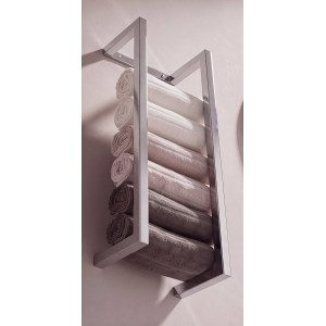 NARON Μεταλλική Πετσετοκρεμάστρα τοίχου NR6145 Chrome Σπίτι-Κήπος