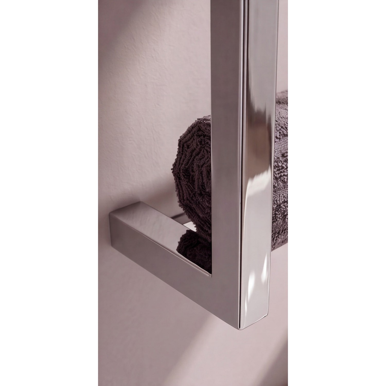 NARON Μεταλλική Πετσετοκρεμάστρα τοίχου NR6145 Chrome Σπίτι-Κήπος