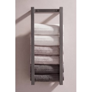 NARON Μεταλλική Πετσετοκρεμάστρα τοίχου NR6145 GUN GREY Σπίτι-Κήπος