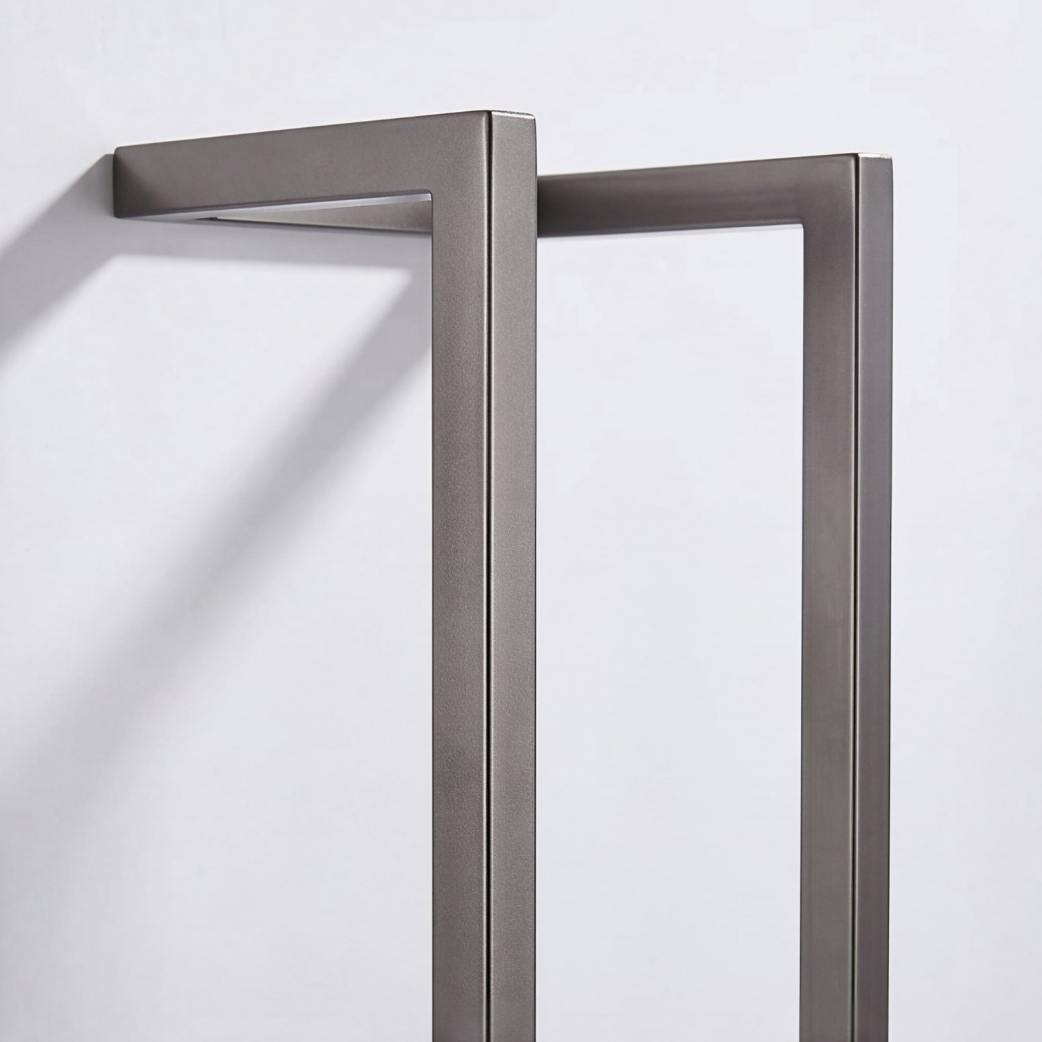 NARON Μεταλλική Πετσετοκρεμάστρα τοίχου NR6145 GUN GREY Σπίτι-Κήπος