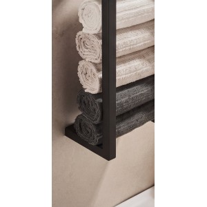 NARON Μεταλλική Πετσετοκρεμάστρα τοίχου NR6145 BLACK MAT Σπίτι-Κήπος