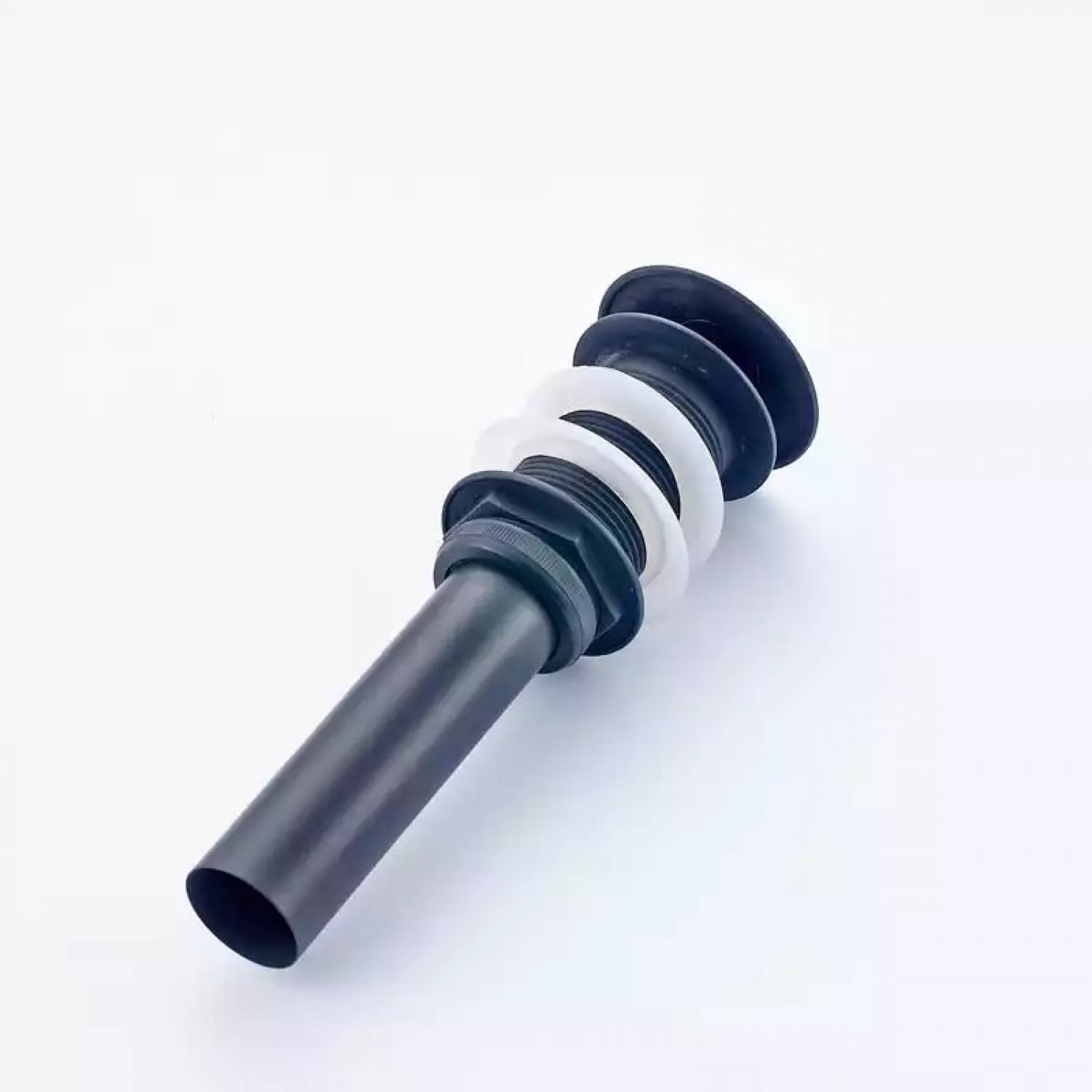 Αυτόματη βαλβίδα νιπτήρα κλικ κλακ ορειχάλκινη με υπερχείλιση BR714 Μαύρο