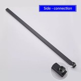 90cm Προέκταση στήλης ντουζ BR998 BLACK MAT 1