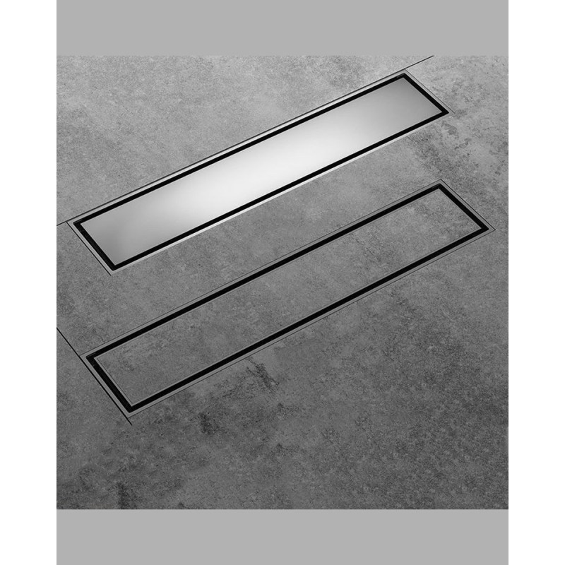 Naron FloorDrain stainless steel 60cm NR3004 GUN METAL Αξεσουάρ Μπάνιου