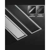 Naron FloorDrain stainless steel 60cm NR3003 Mat Nickel 3