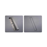 Naron FloorDrain stainless steel 60cm NR3004 GUN METAL 3