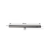 Naron FloorDrain stainless steel 60cm NR3004 GUN METAL 5