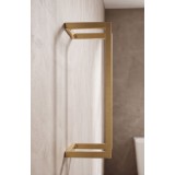 NARON Μεταλλική Πετσετοκρεμάστρα τοίχου NR6145 BRUSHED GOLD 6