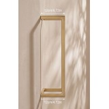 NARON Μεταλλική Πετσετοκρεμάστρα τοίχου NR6145 BRUSHED GOLD 9