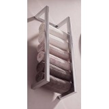 NARON Μεταλλική Πετσετοκρεμάστρα τοίχου NR6145 Chrome 5