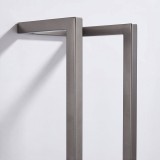 NARON Μεταλλική Πετσετοκρεμάστρα τοίχου NR6145 GUN GREY 8