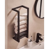 NARON Μεταλλική Πετσετοκρεμάστρα τοίχου NR6145 BLACK MAT 1